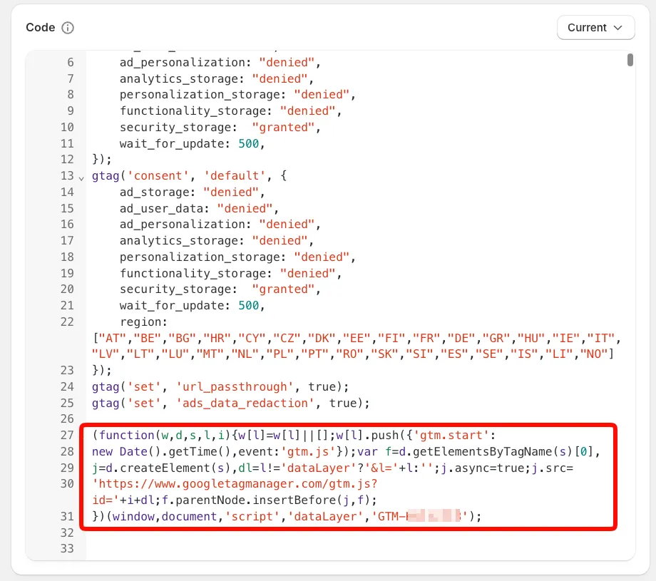 Cookifi - Shopify integration - GTM container snippet final
